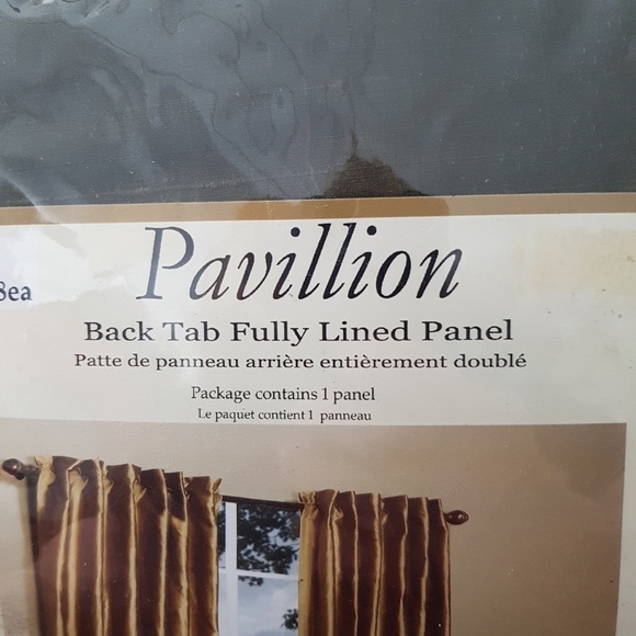 1 curtain panel  40" x 84" dark olive green - Picture 2 of 5